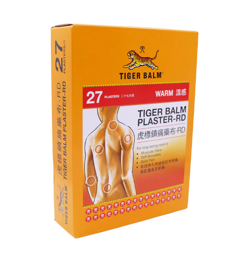 TIGER BALM 虎標鎮痛藥布(溫感) (27片裝)