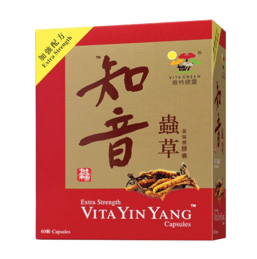 維特健靈加強配方知音蟲草 60粒