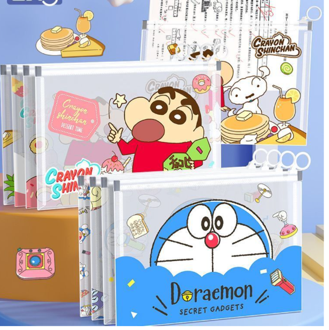 A4拉环文件袋 1套4个