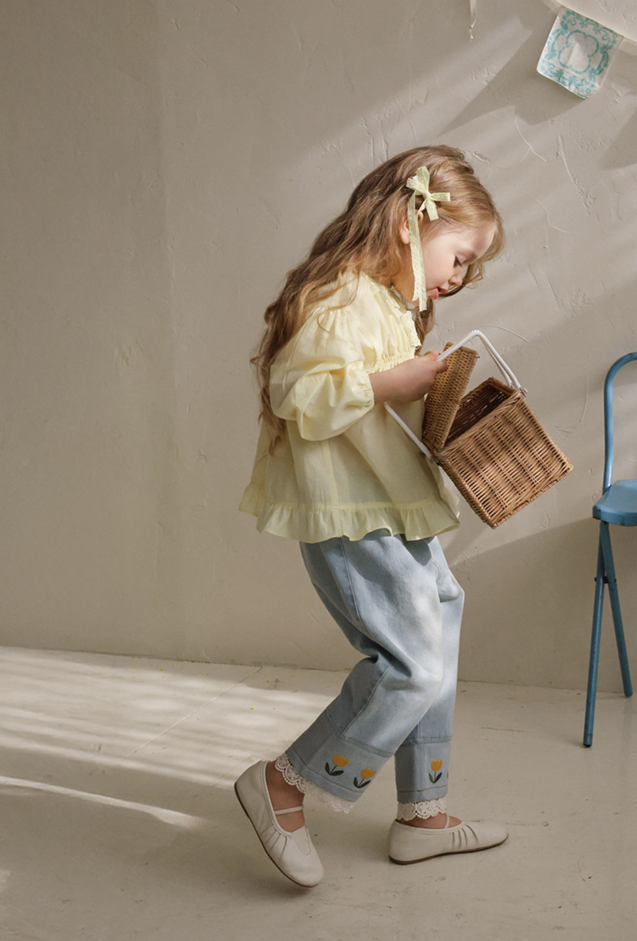 Flo Tulip Denim Pants