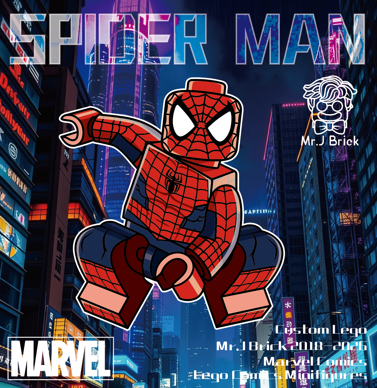 [MrJ][Preorder] Spider-Man (classic comic Ver) [PADprinted]