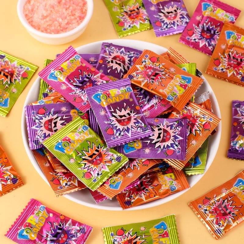 会跳舞的酸甜跳跳糖儿童爆炸糖水果味8090经典怀旧休闲零食独立包 30 包