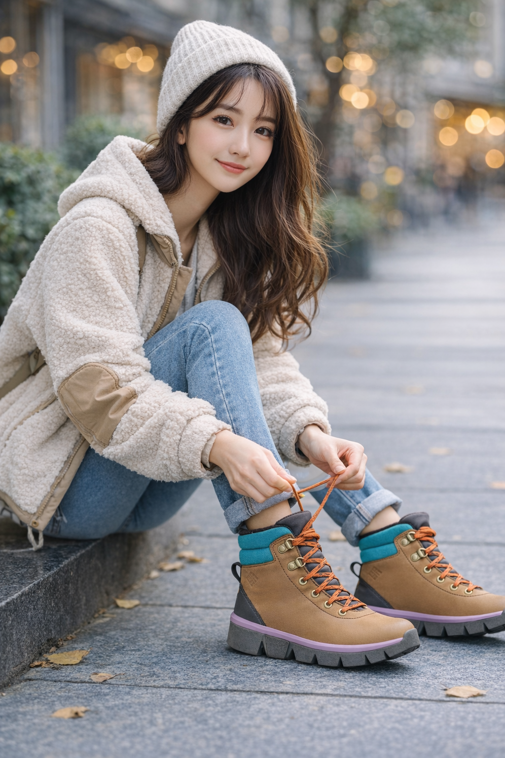 OBS336 Columbia 冬季银点锁温防滑王・雪地机能霸