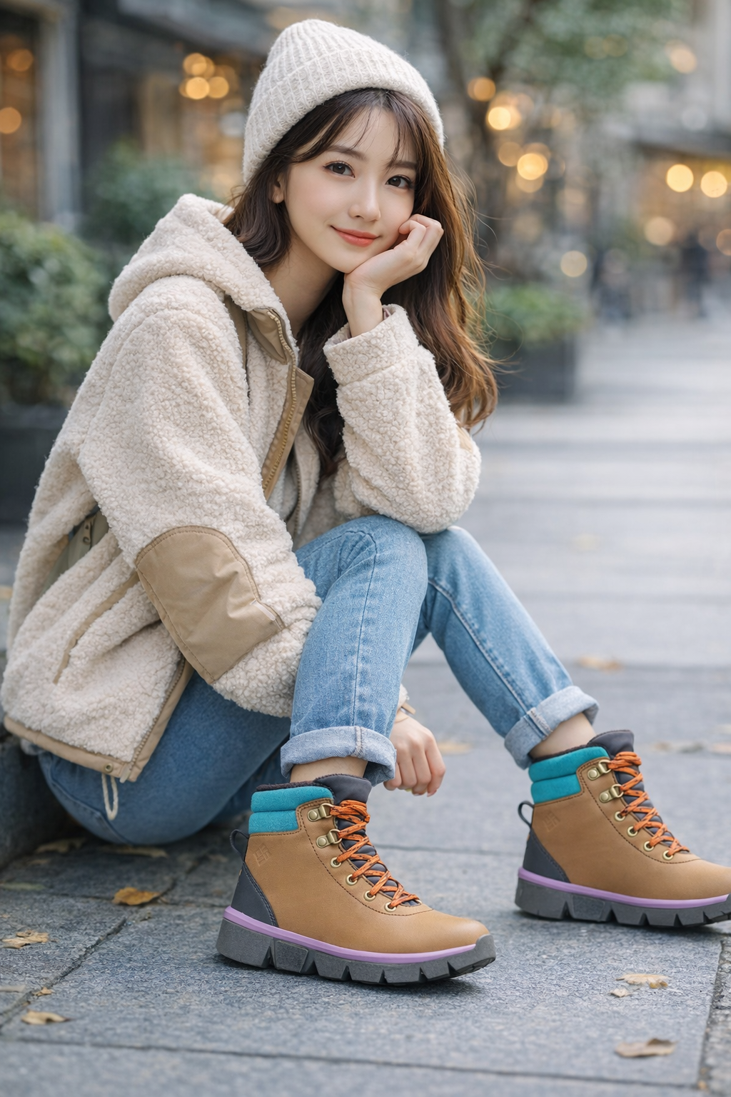 OBS336 Columbia 冬季银点锁温防滑王・雪地机能霸