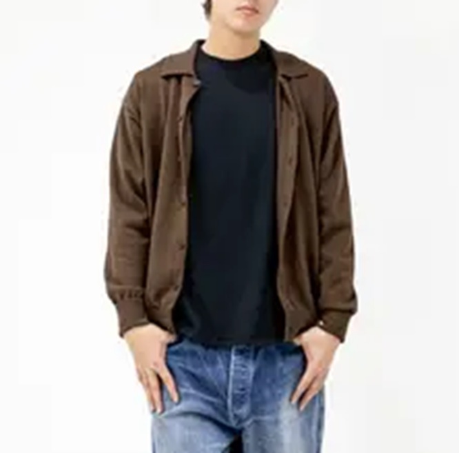 A.PRESSE 2026 COTTON KNIT POLO COLLAR CARDIGAN (26SAP-03-04) - PRE ORDER ITEM (預訂中)