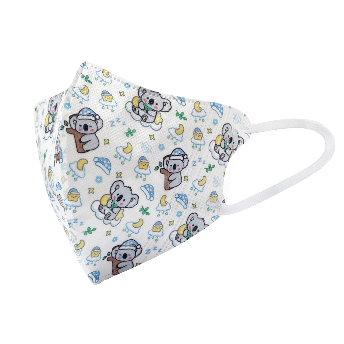 【蘭徹斯特奇遇記系列】3D立體彈力耳繩卡通口罩 (樹熊) 小童十片獨立包裝
