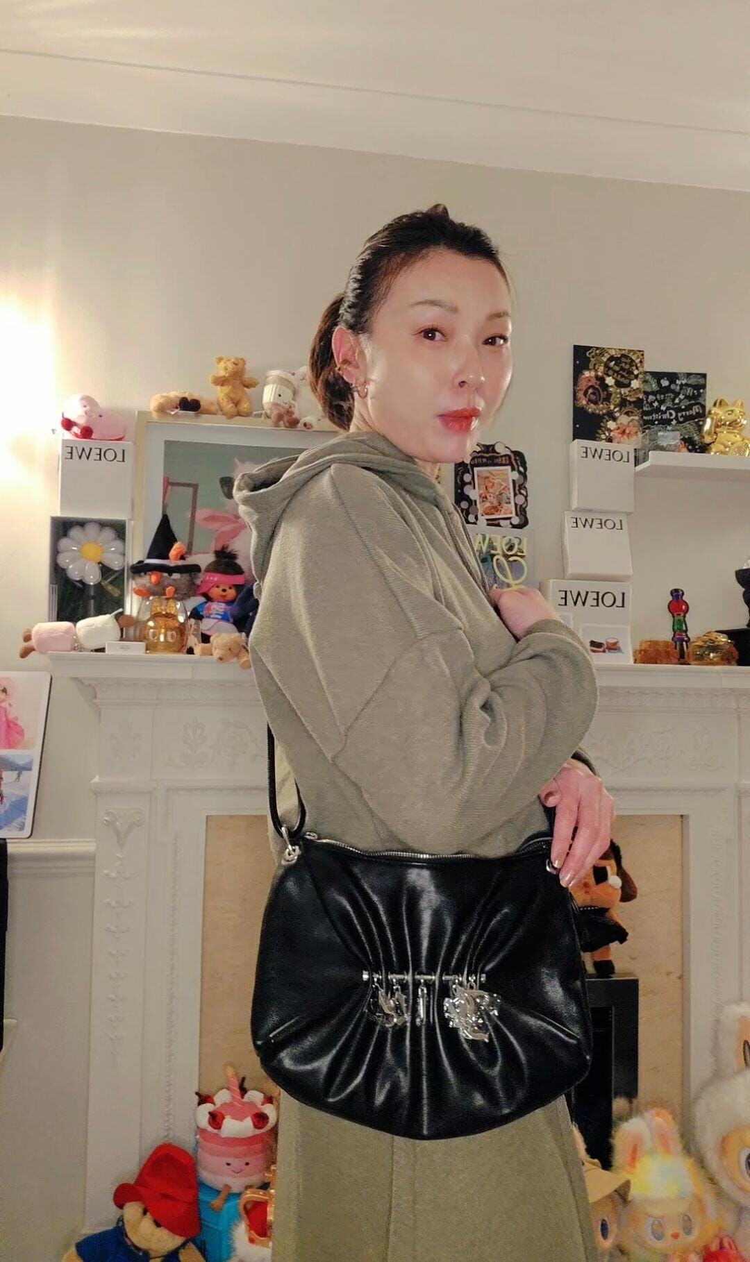 英國代購 (獨立訂單)--JUICY COUTURE JADE HOBO BLACK PU