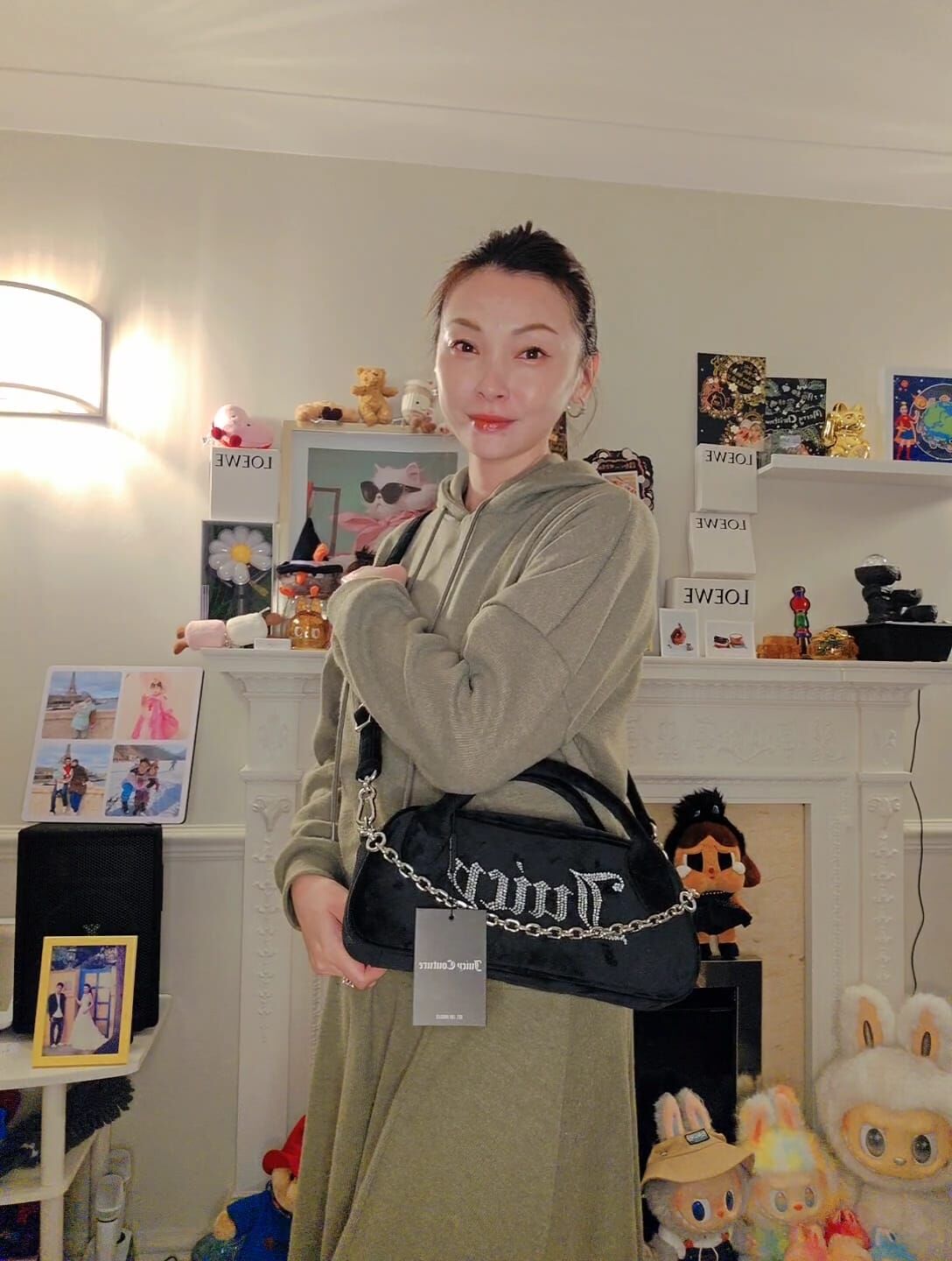 英國代購 (獨立訂單)-JUICY COUTURE KIMBERLY S BOWLING BLK