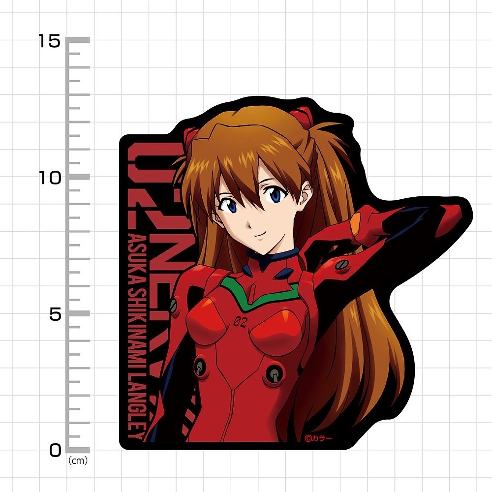 Cospa 021626 式波・アスカ・ラングレー 屋外対応ステッカー [EVANGELION]