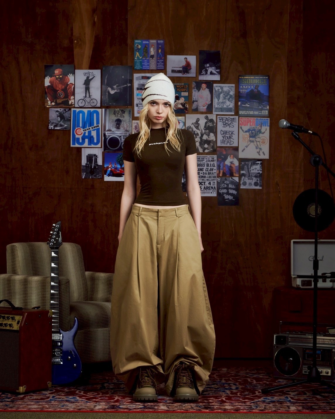 【越南連線】PUSH PUSH GIGI RAGLAN TEE 5色 PPTEE