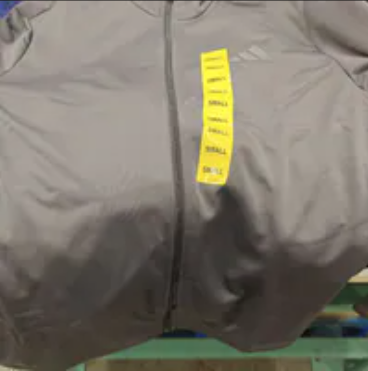 [S] ADIDAS GRAY M TRICOT FZ JACKET, KD3631-GREY (SAD284)