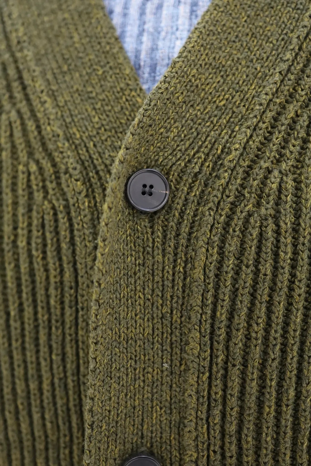 LAST SALE: A.PRESSE 2026 SILK LINEN LILIAN CARDIGAN (26SAP-03-10) - OLIVE SIZE 2 PRE ORDER ITEM (預訂中)