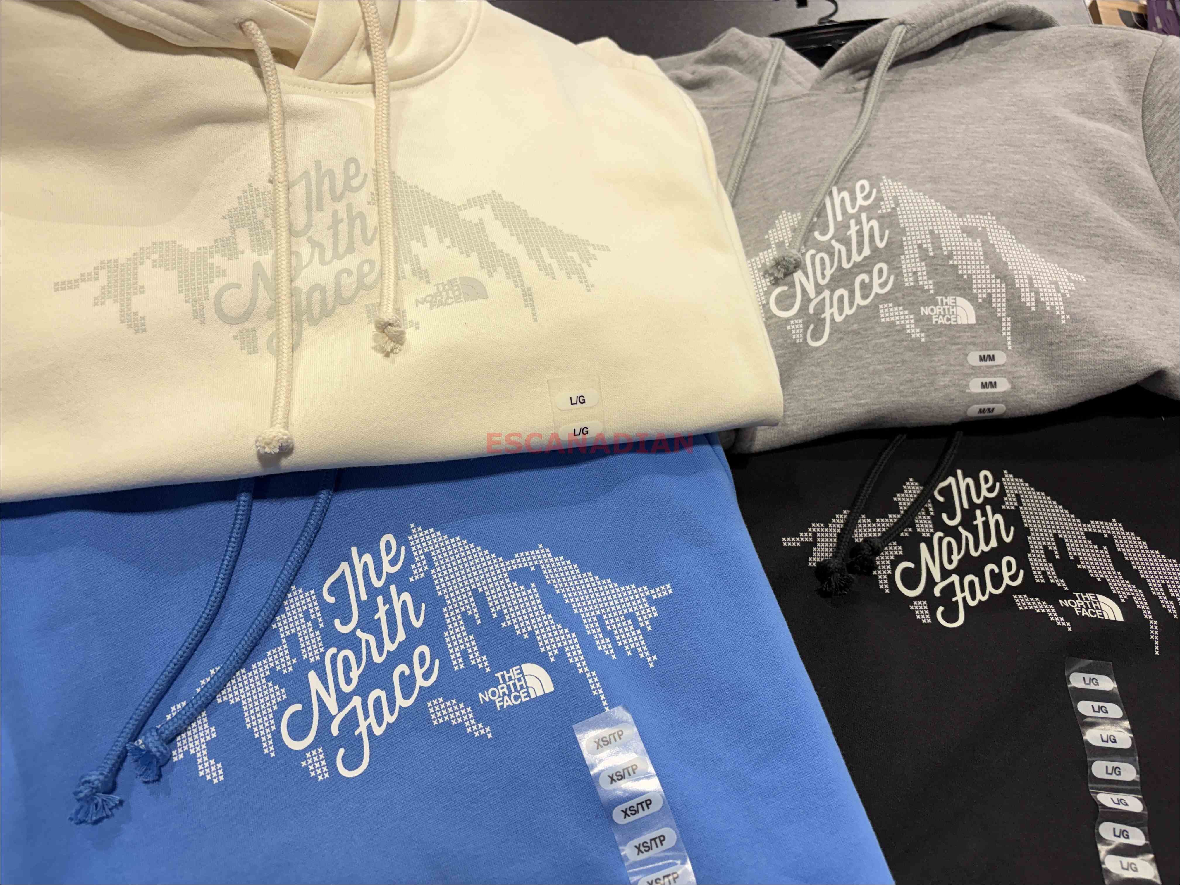 THE NORTH FACE 女大人  造型山脈 刷毛 帽TEE (4色)