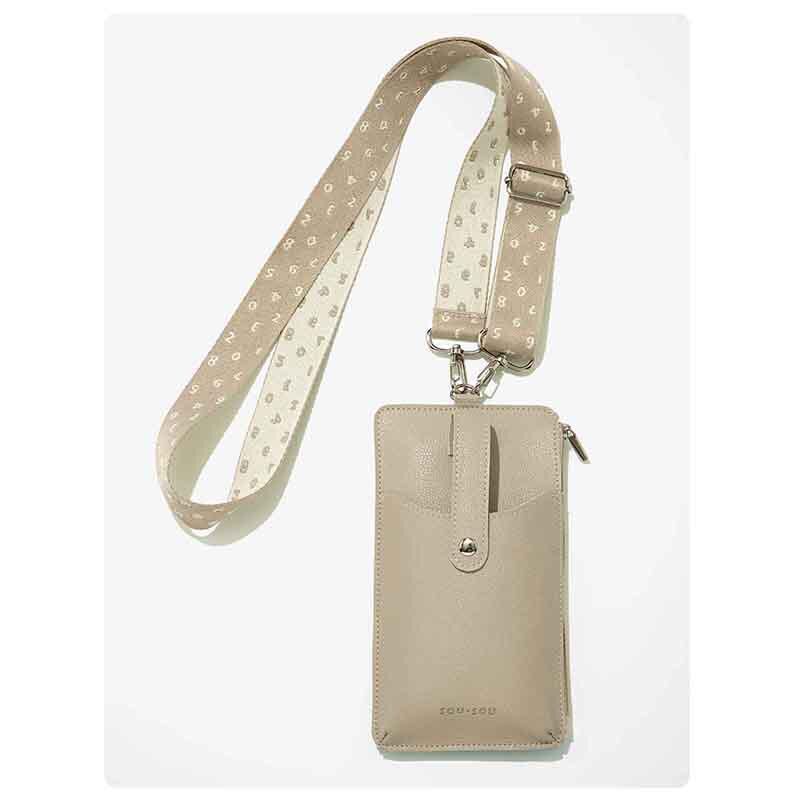 【預購】JN020702 SOU・SOU 數字印花手機收納掛包