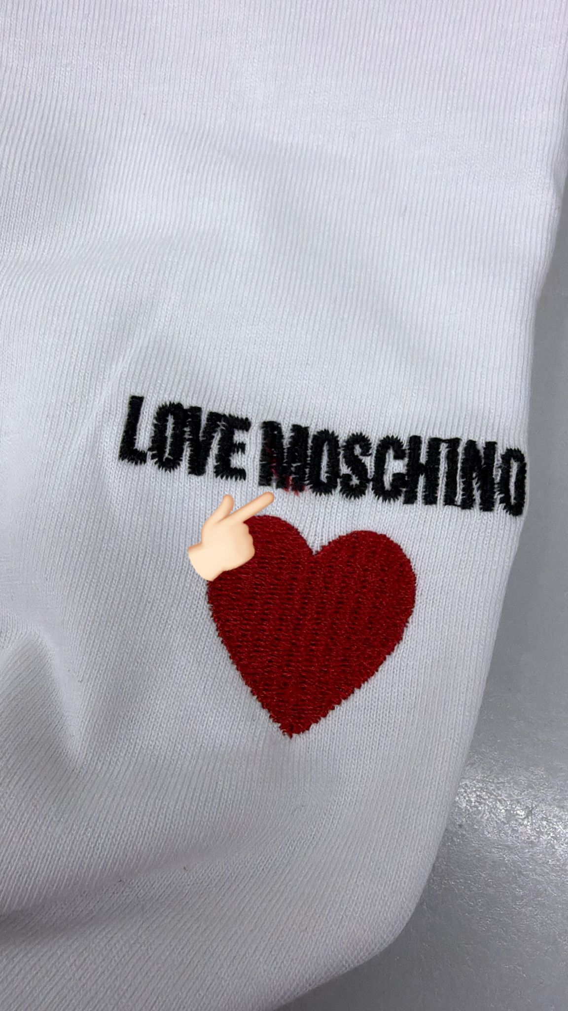 【現貨瑕疵貨品】Moschino 短袖上衣 白色 M (POLJH7415PP0NL) (HC0257)