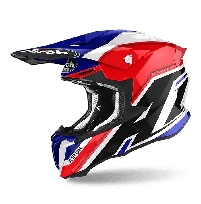 AIROH TWIST 2.0 #46 SHAKEN 紅藍 彩繪