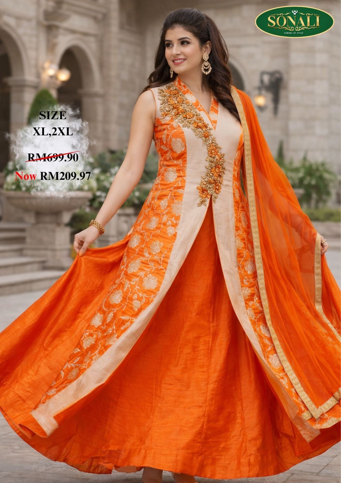 Mega Deal 🔥 70% OFF on this elegant flare skirt set!