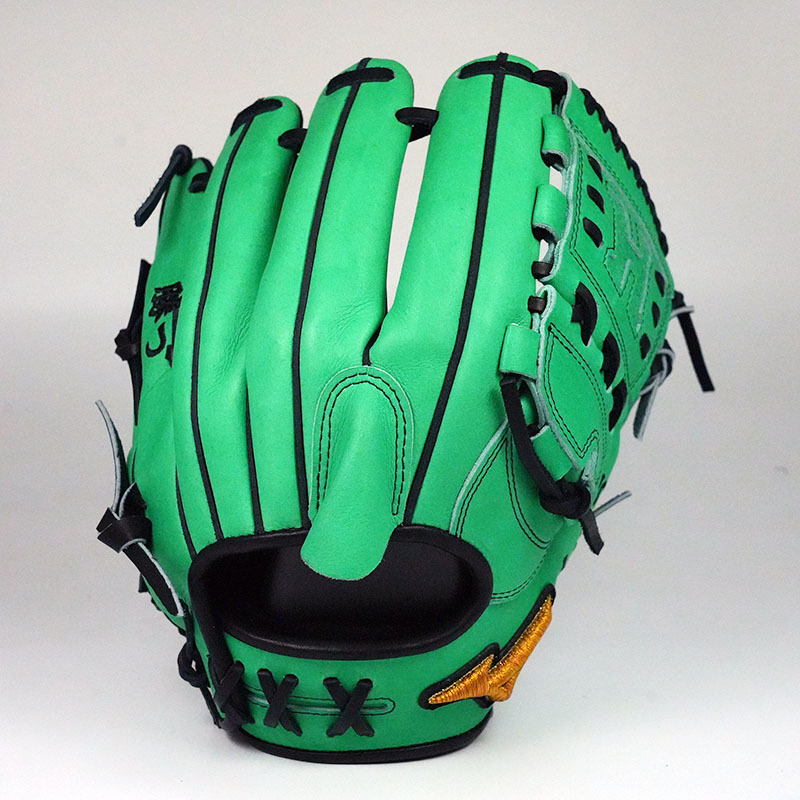 日本製美津濃MIZUNO PRO ORDER HAGA JAPAN MODEL AXI 軟式投手手套
