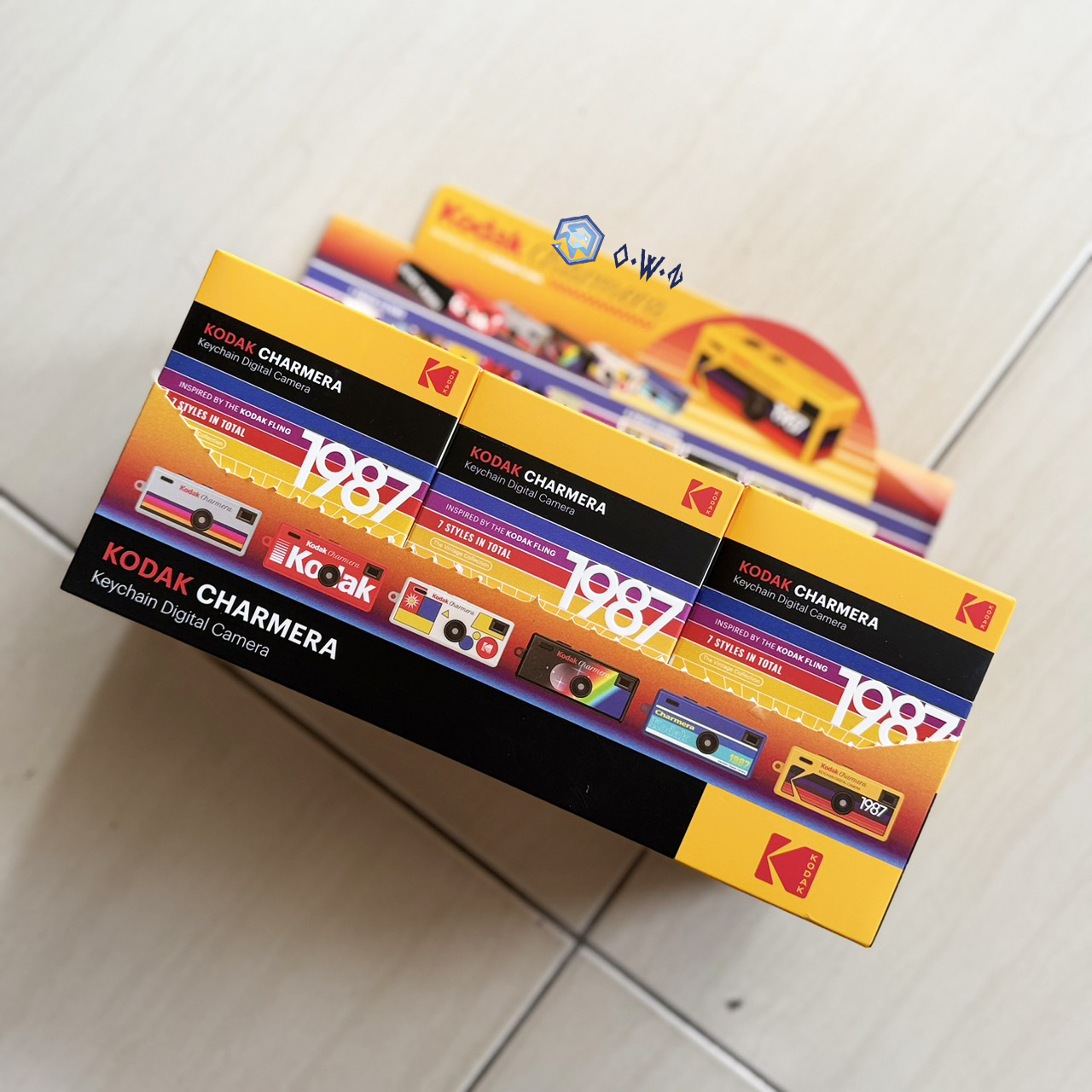 【OWN】Kodak 盲盒 相機 吊飾 鑰匙圈 共7款 基本款 隱藏款 濾鏡 藍 白 灰 黑 紅 黃 Camera