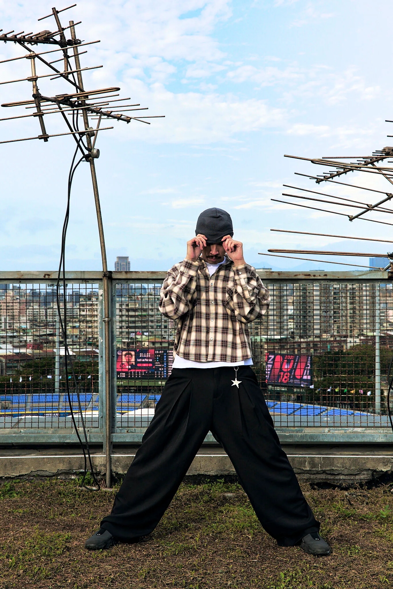 【車庫服飾】ESSENCEMADE PLAID WESTERN SHIRT