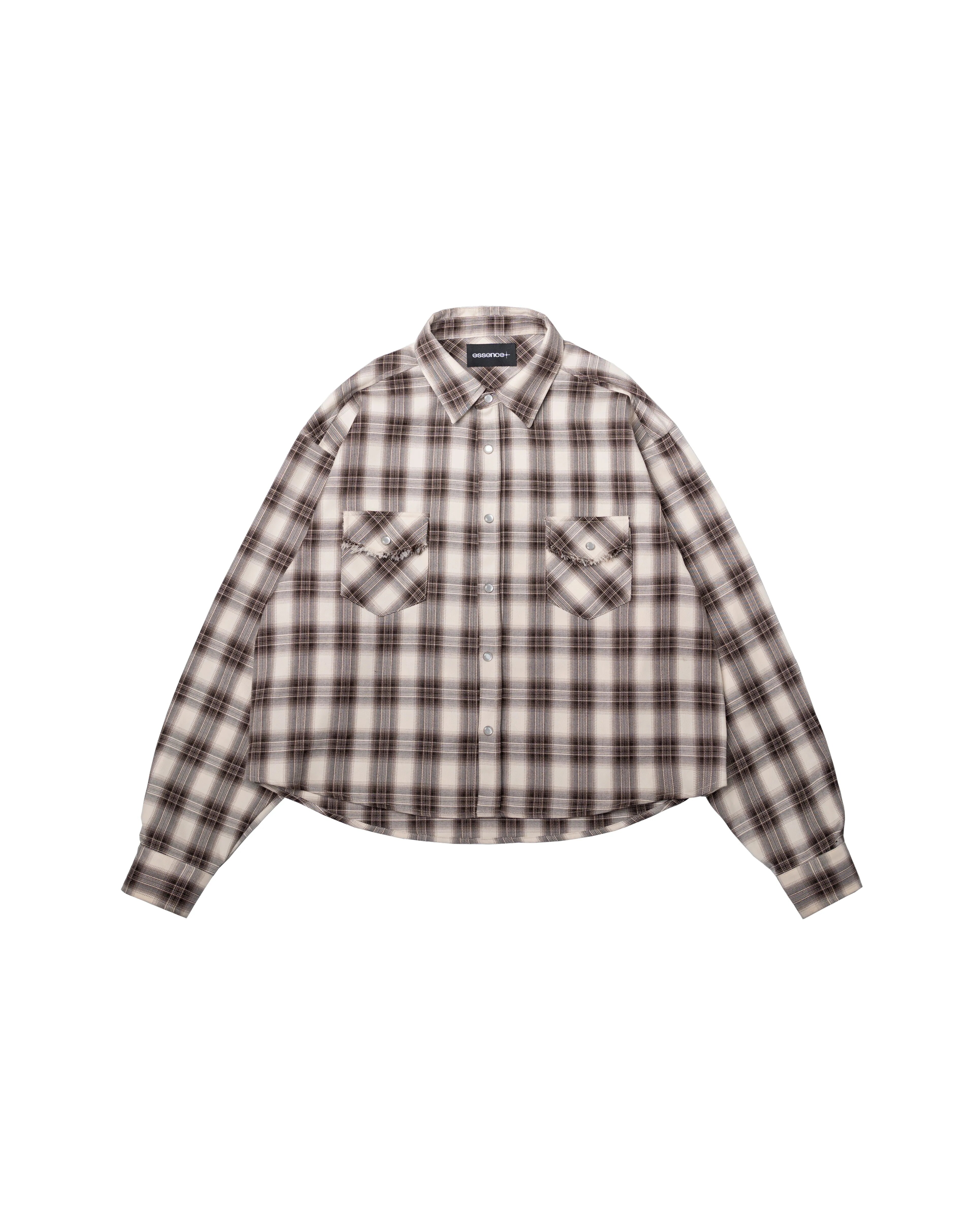 【車庫服飾】ESSENCEMADE PLAID WESTERN SHIRT
