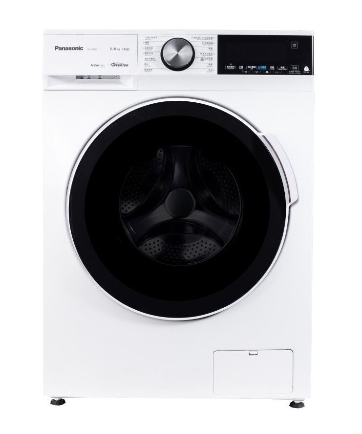 樂聲 Panasonic   NA-S086S1‧8/6公斤/1400轉‧變頻蒸氣2合1‧前置式洗衣乾衣機-香港行貨-原廠2年全機保養‧