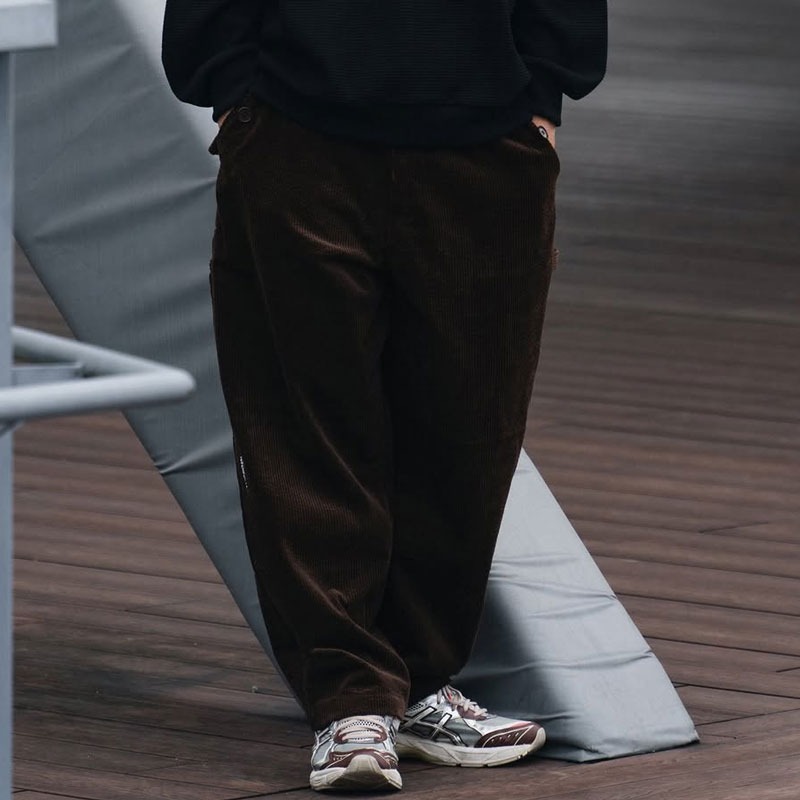 idealism Cord Carpenter Pants 棕色 灰色 燈芯絨 工作褲 長褲【ID25056】