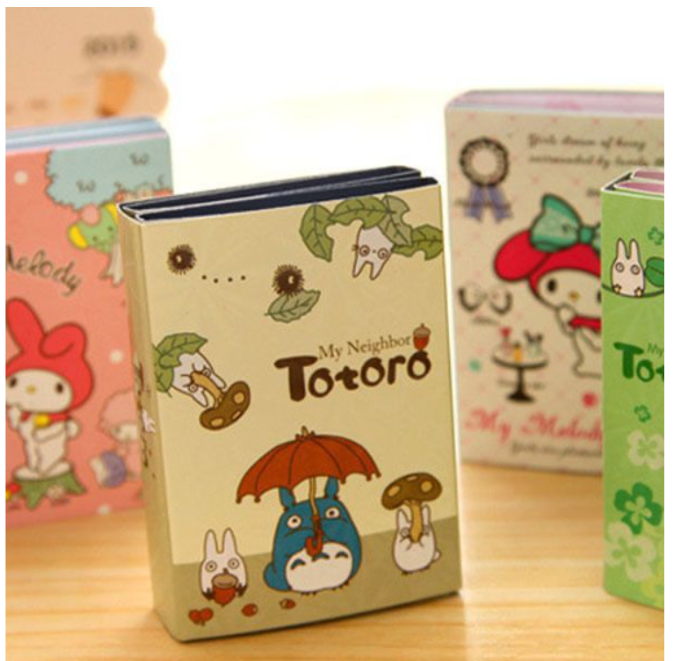 melody龙猫六折N次贴便签本