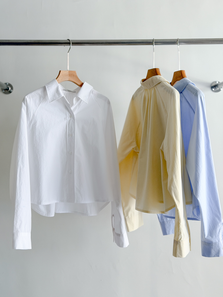 0206短版連肩襯衫