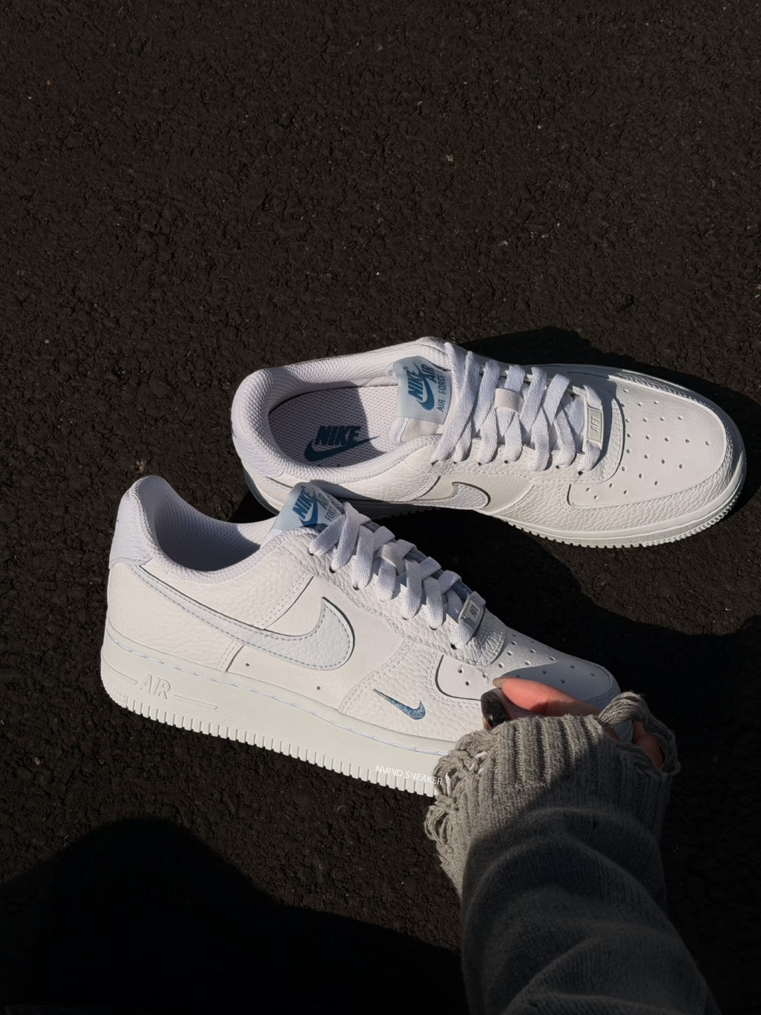 <全網最低!!!> NIKE AIR FORCE 1 AF1 寶寶藍 小藍勾