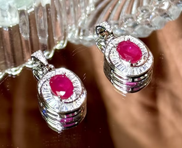 DZ6329紅寶石吊墜 (約7x6x4mm) *折實滿$599包順豐智能櫃*92live