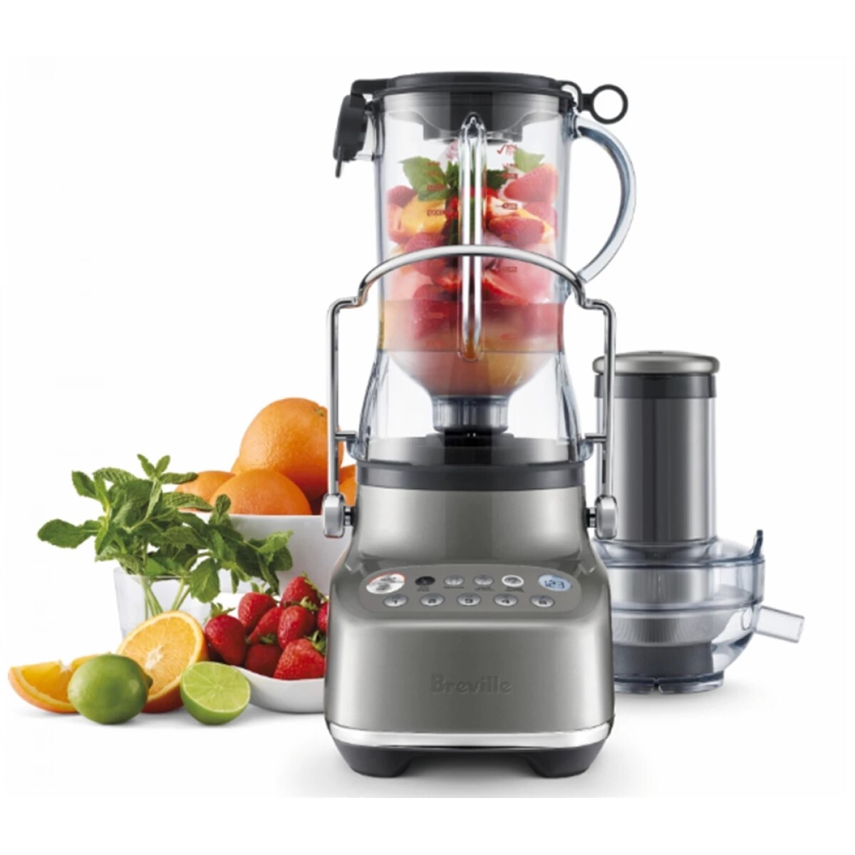 Breville   BJB615SHY‧三合一蔬果榨汁真空攪拌機‧香港行貨,原廠1年保養‧