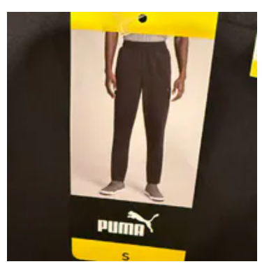 [S] PUMA BLACK LIGHTWEIGHT PANT, 1884732-BLACK (SPM103)