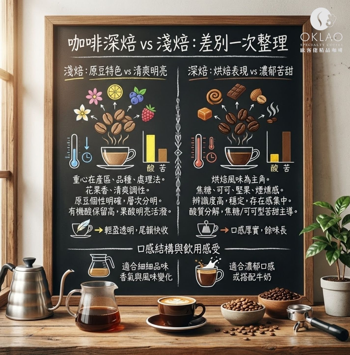 咖啡淺焙 咖啡深焙 咖啡烘焙度 咖啡風味 咖啡怎麼選 咖啡深焙還是淺焙好 淺焙咖啡酸嗎 深焙咖啡苦嗎 新手適合淺焙還是深焙 咖啡烘焙度差別