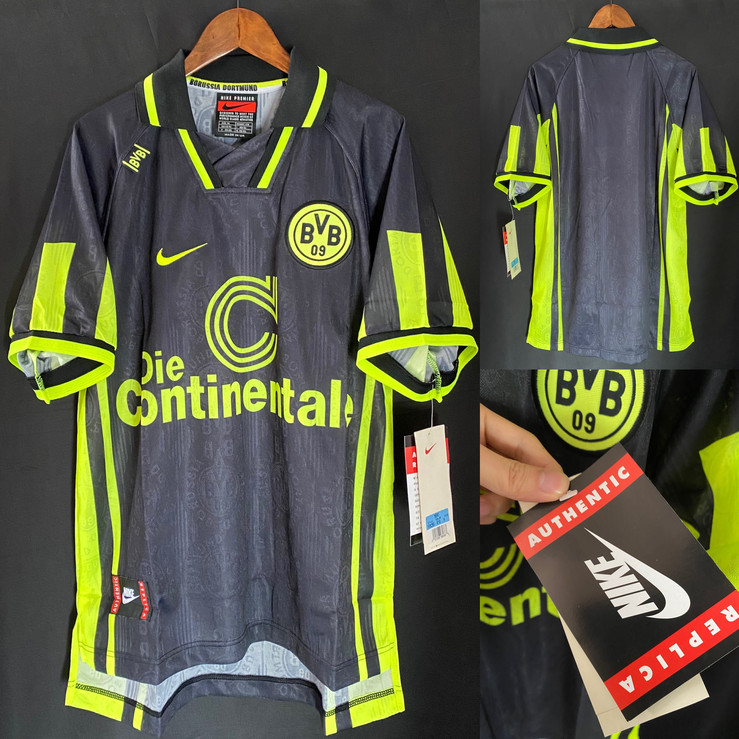 (BNWT) Borussia Dortmund 1996-1997 Nike Away Shirt