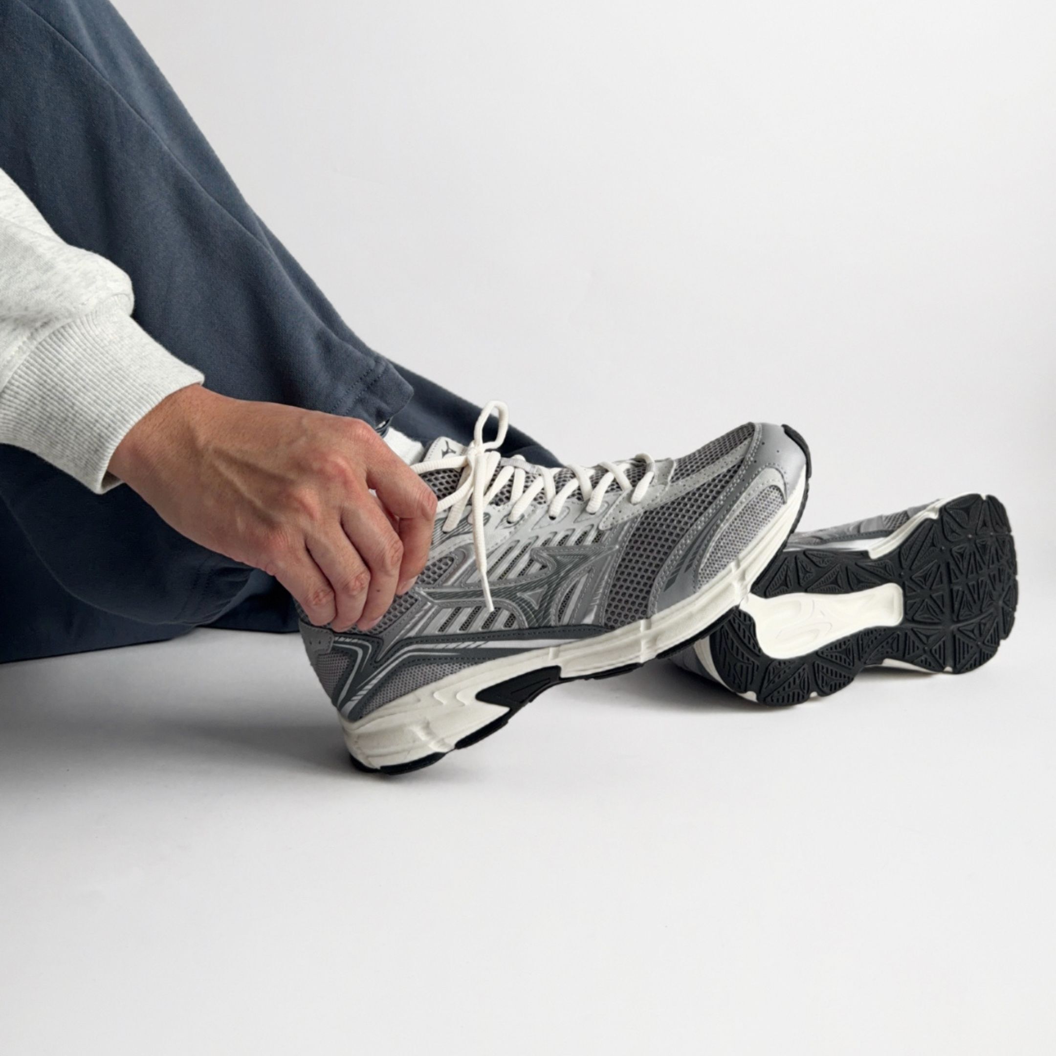 NICEDAY 代購 Mizuno Speed 2010 銀灰 灰銀 灰 復古 慢跑 D1GH251707