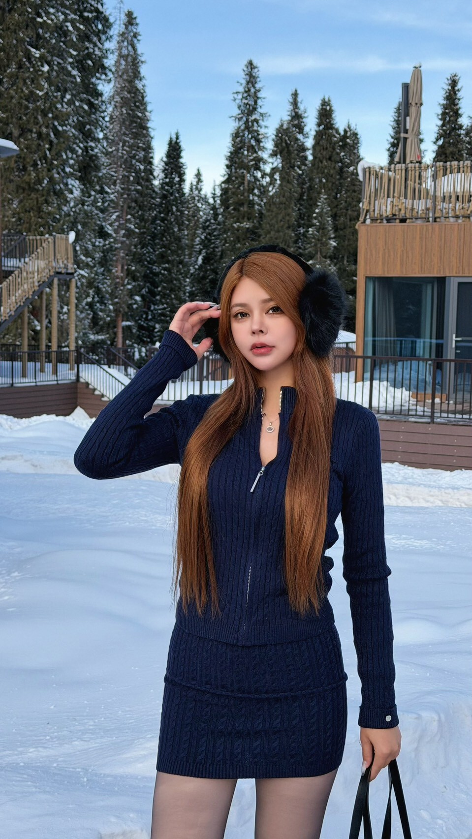 午後序曲’Afternoon Overture—麻花拉鍊套裝