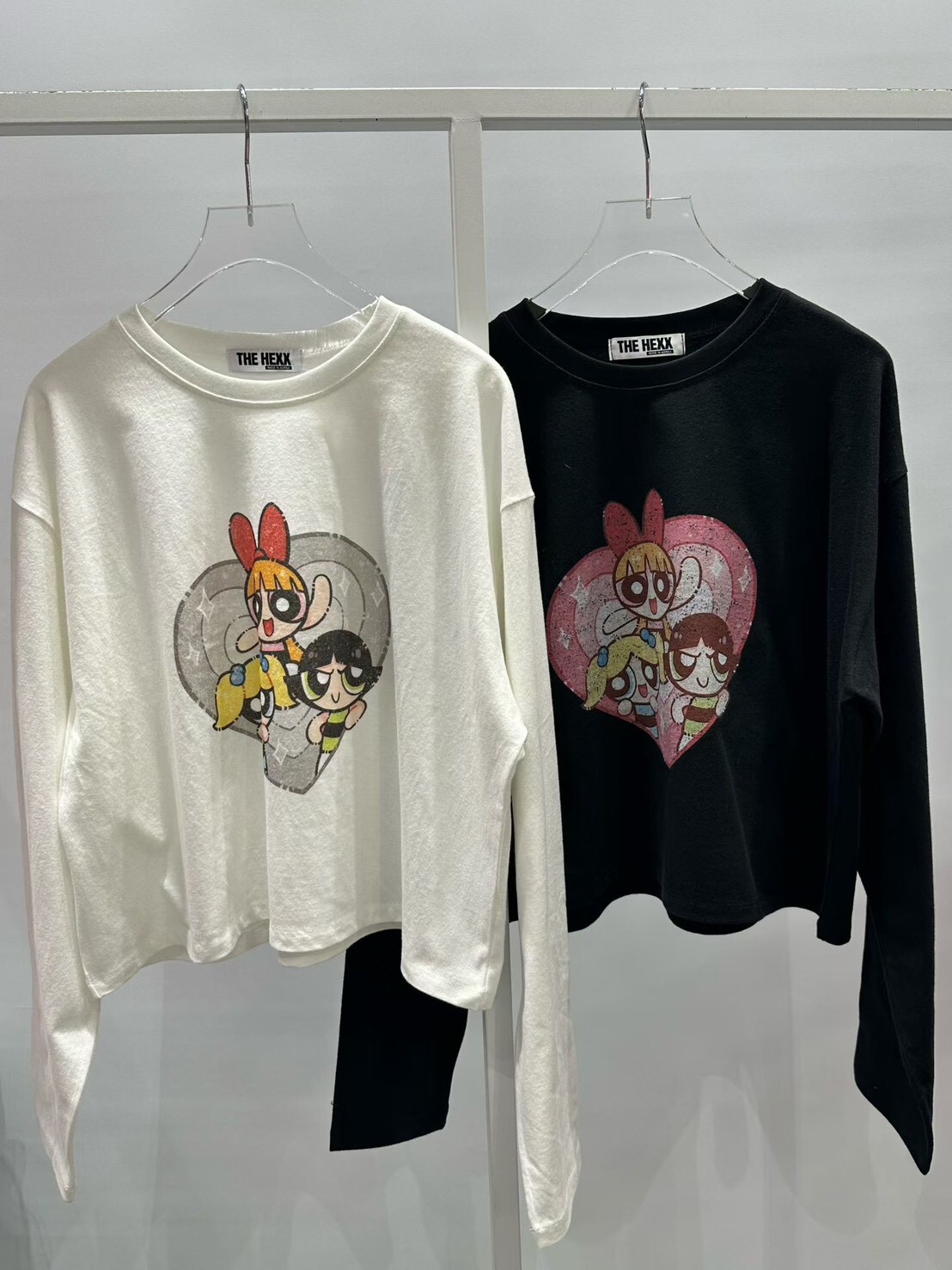 THE HEXX 美式復古感 飛天小女警長袖棉T