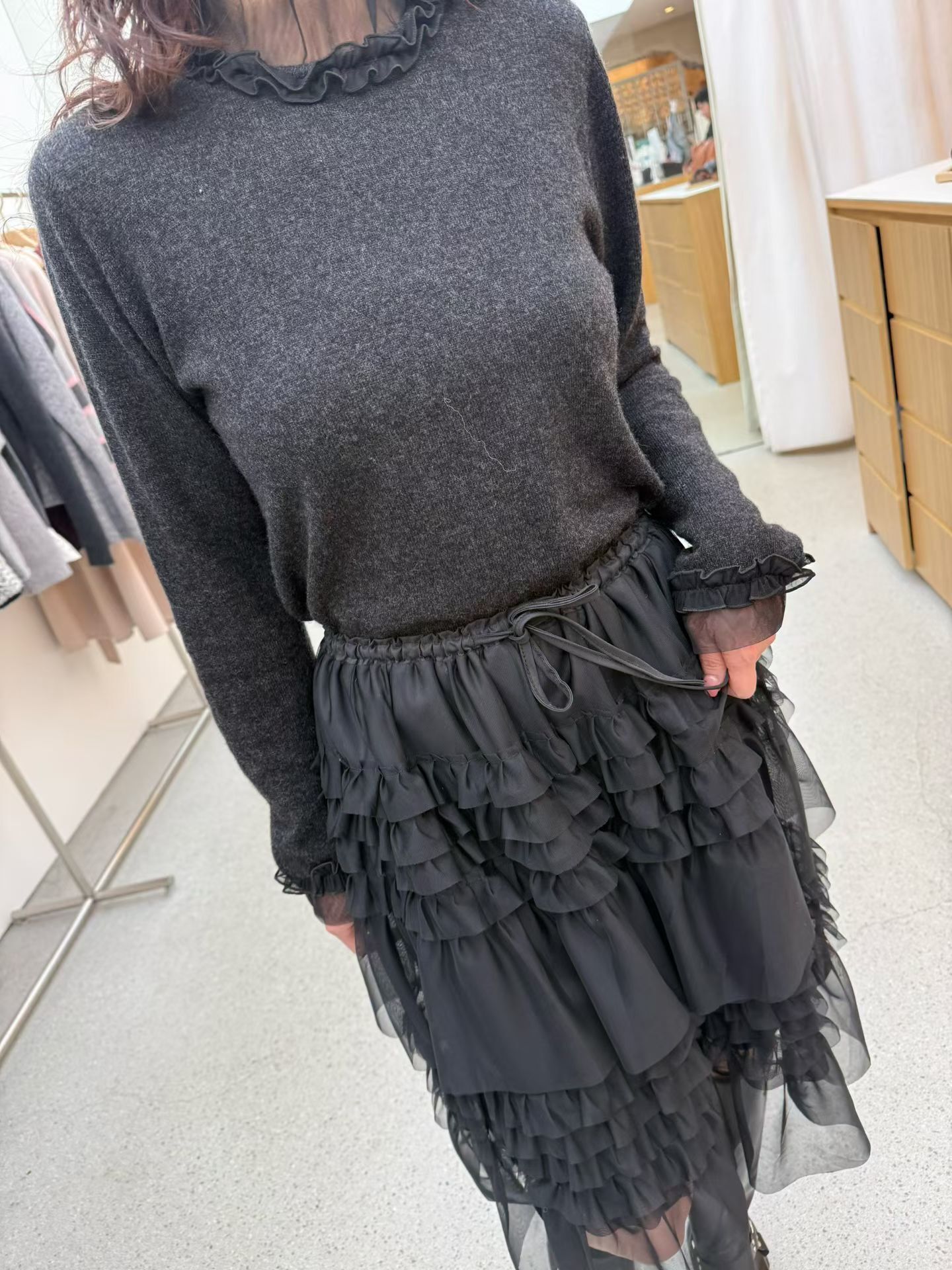 JU5415 公主風蛋糕網紗半裙 *特價*