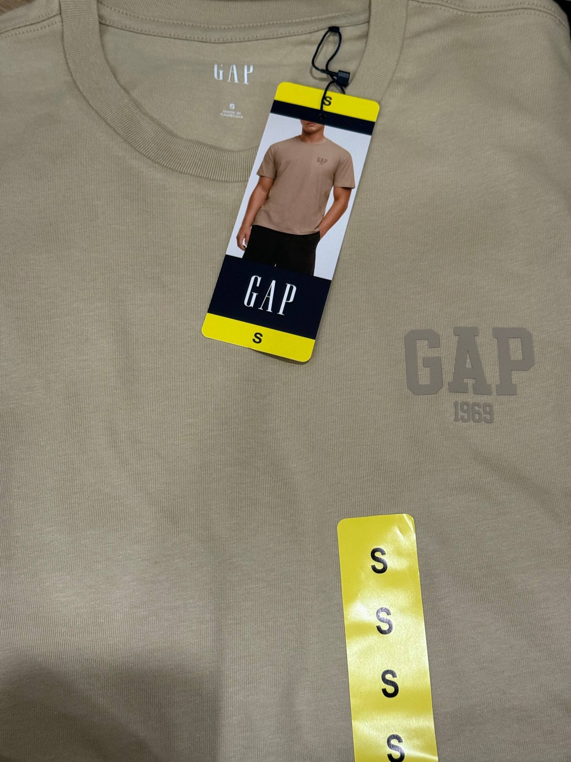 [USW] GAP TAN 1969 MEN'S T-SHIRT, 1943125-TAN (UZZ844)