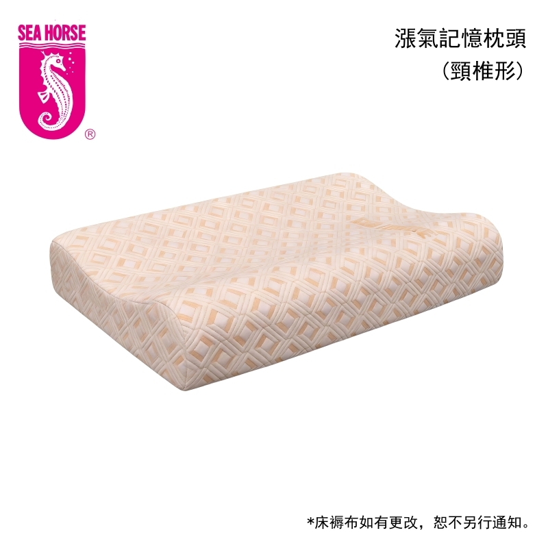 漲氣記憶枕頭 (頸椎形)