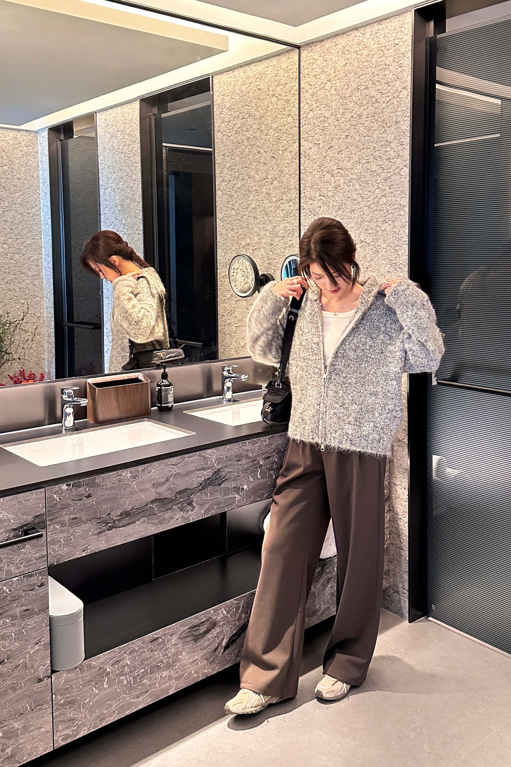 Mohair-Blend Zip Cardigan_JK261L18