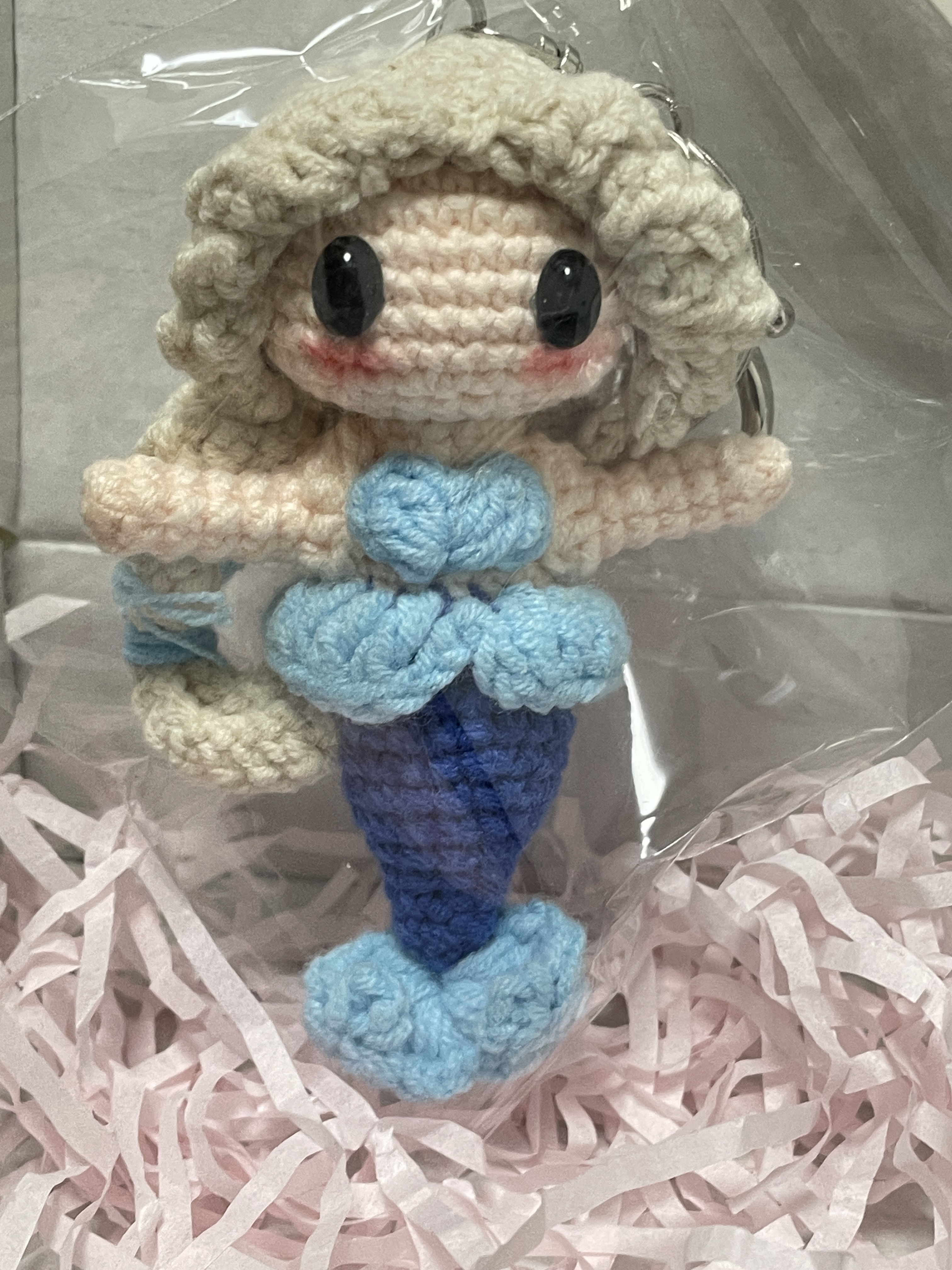 美人魚鈎織鎖匙扣