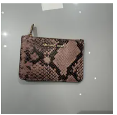 [S] MICHAEL KORS POWDER BLUSH 35F5GTVP1G JET SET TRAVEL SM TZ COINPOUCH W ID, 197853806993 (SMK1393)