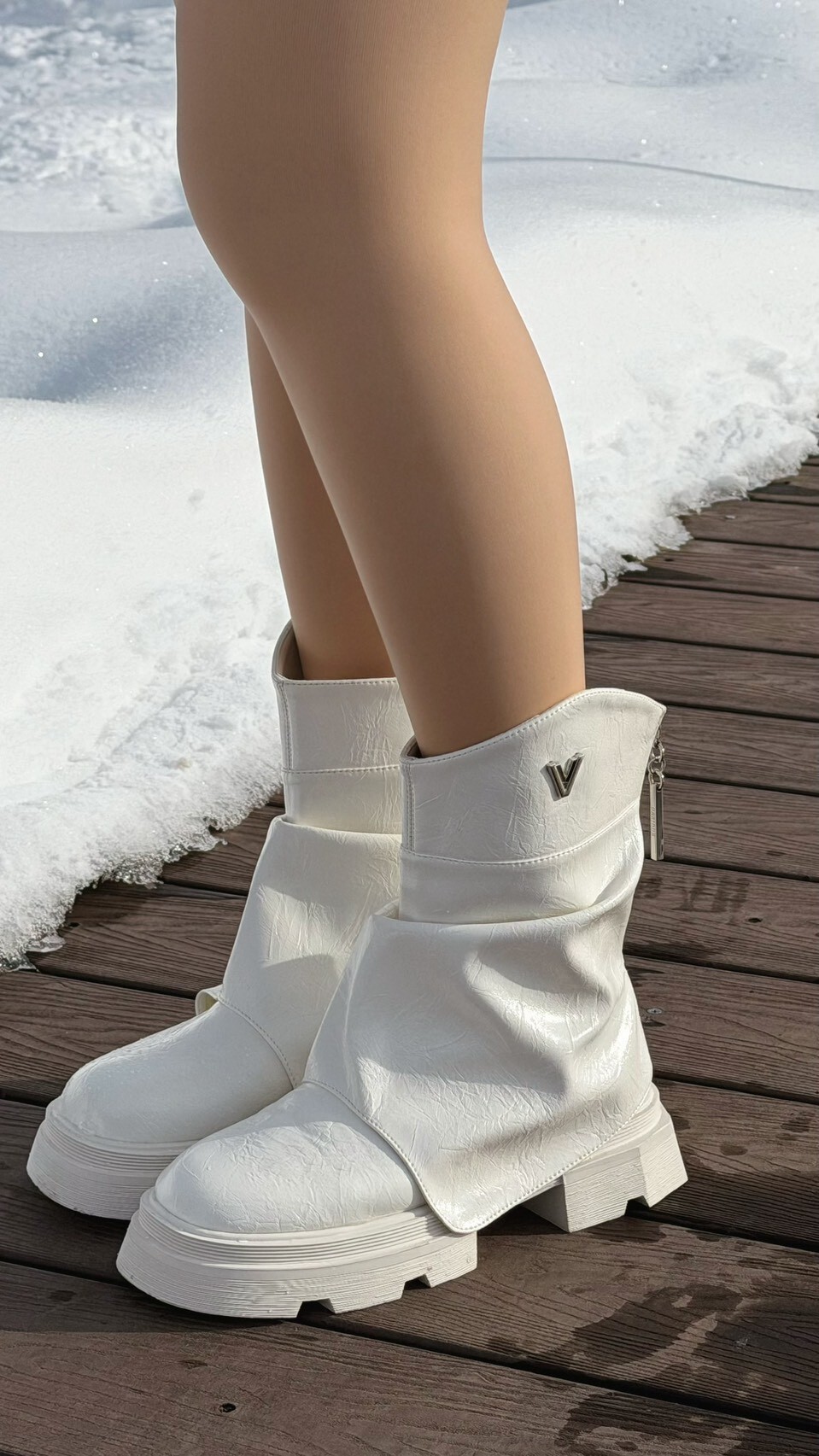 廓形褲管靴’Silhouette—堆堆短靴