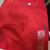 [S] PRL RED T-SHIRT MEN'S CREW NECK SHORT SLEEVE, 710610667005-RL 2000 (SRL231)
