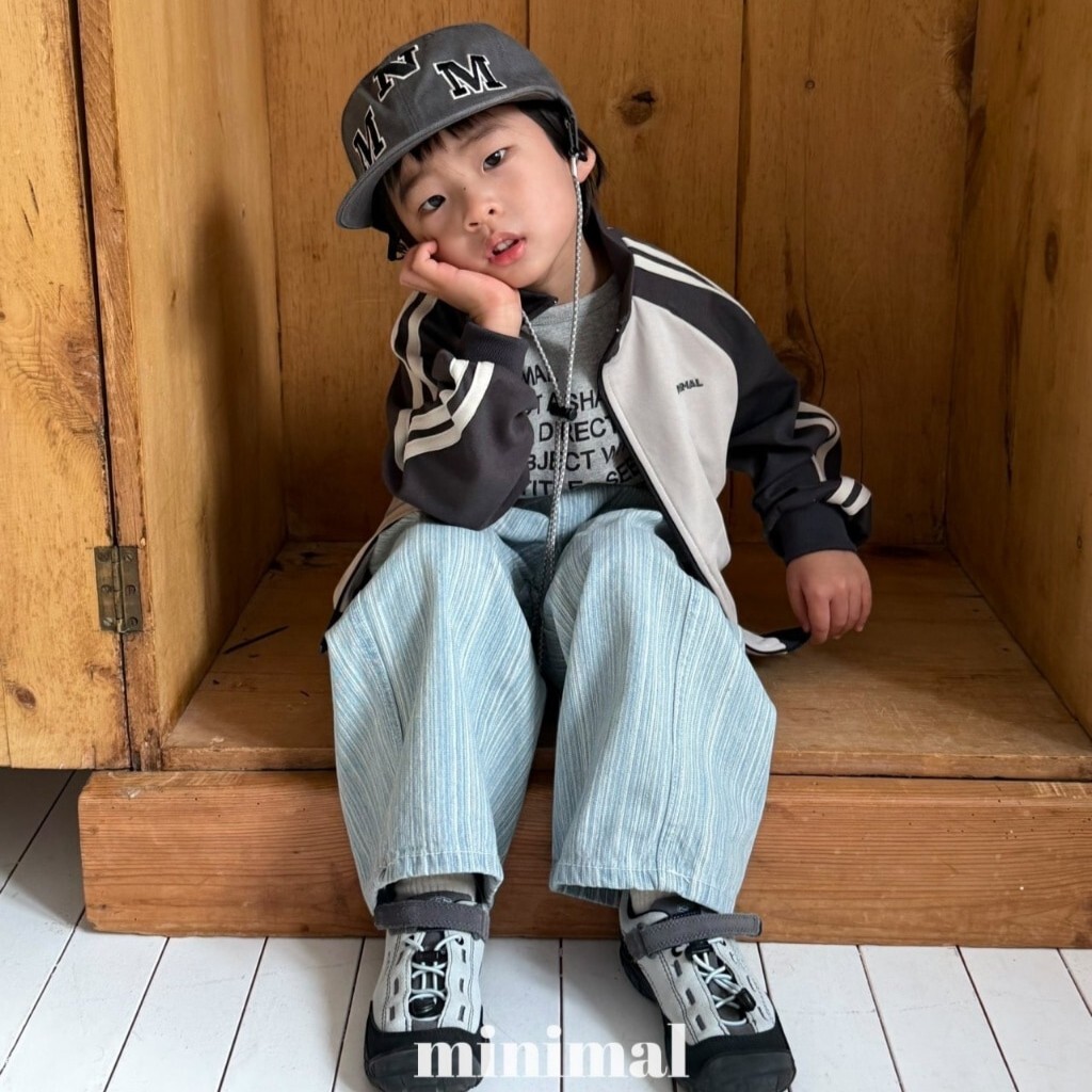 90-140 MNM 配色運動外套 2色