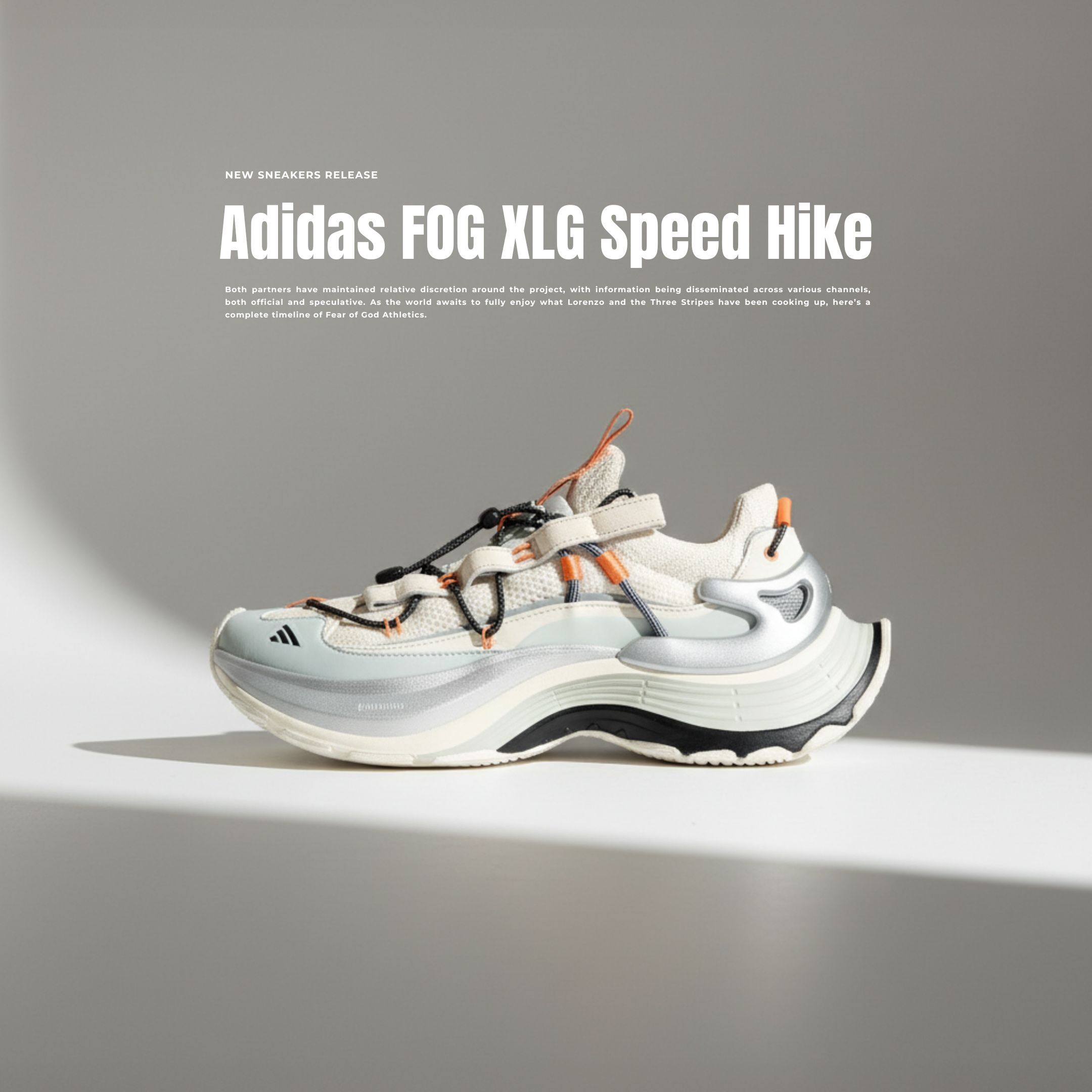 NICEDAY 代購 Adidas FOS XLG Speed Hike 米白 雙鞋帶 機甲 KK1932