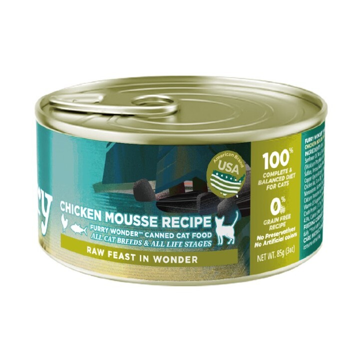 Furry Wonder 貓罐頭．雞肉慕絲85g