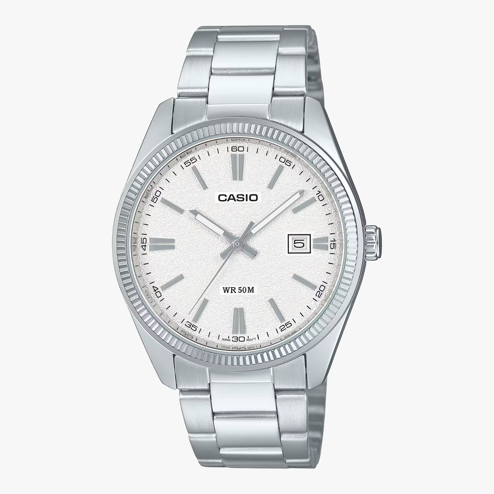 Casio MTP-1302DA-7A 38mm 白色 雪花面 石英錶